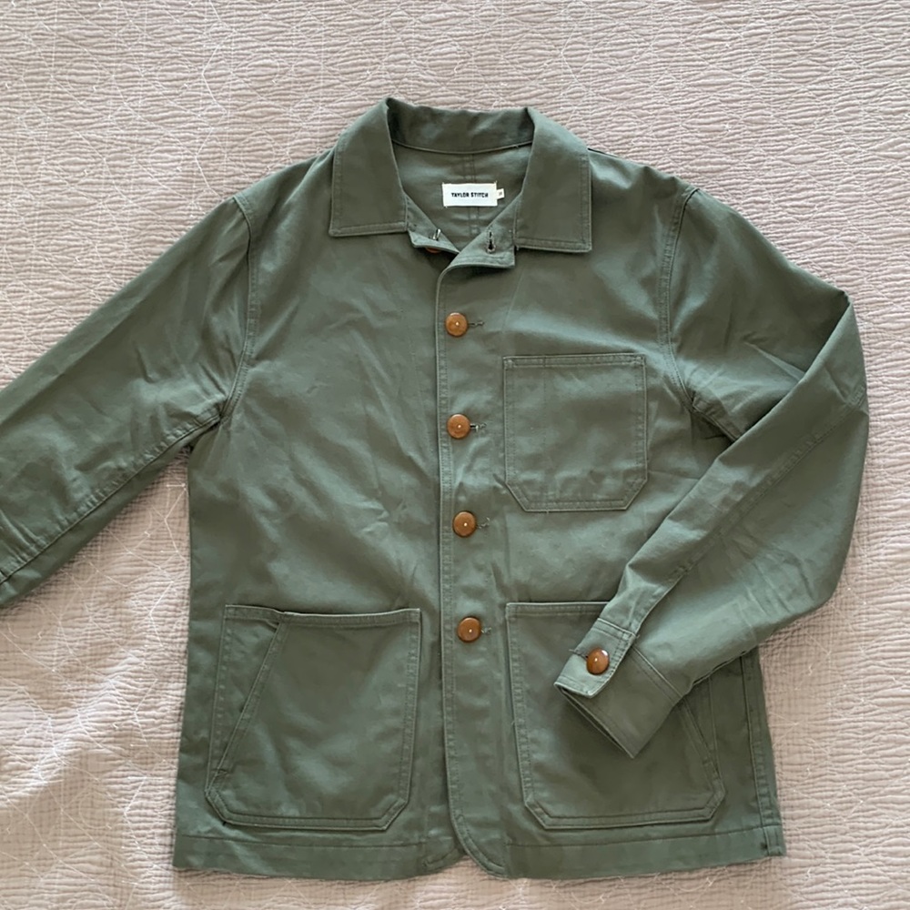 Taylor Stitch Green Button-down Jacket